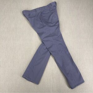 Stitch Golf Pant Men 35x30 Stitches Britches Performance Stretch Chino Blue Gray